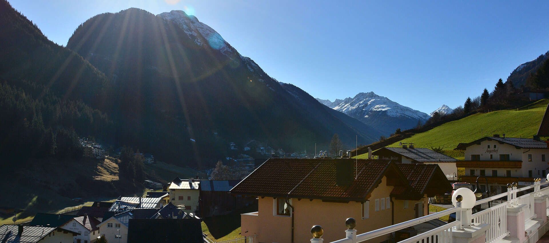 Ausblick von Appart Annalies in Ischgl