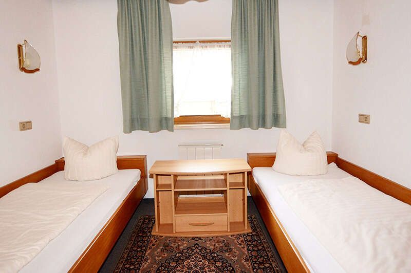 Appartement für 6 Personen mit zwei Einzelbetten